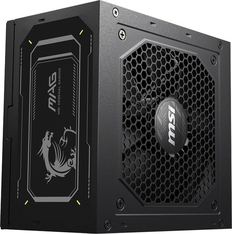 MSI, zasilacz modularny, MAG A750GL PCIE5 II, 750W, 80PLUS GOLD