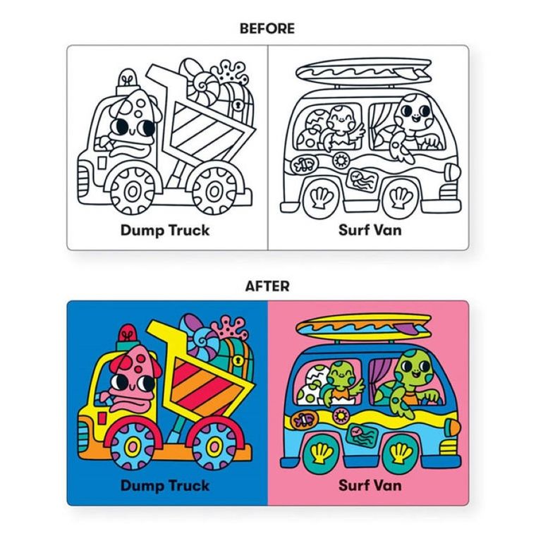 Mudpuppy, magiczna książeczka do kąpieli, Podwodni kierowcy