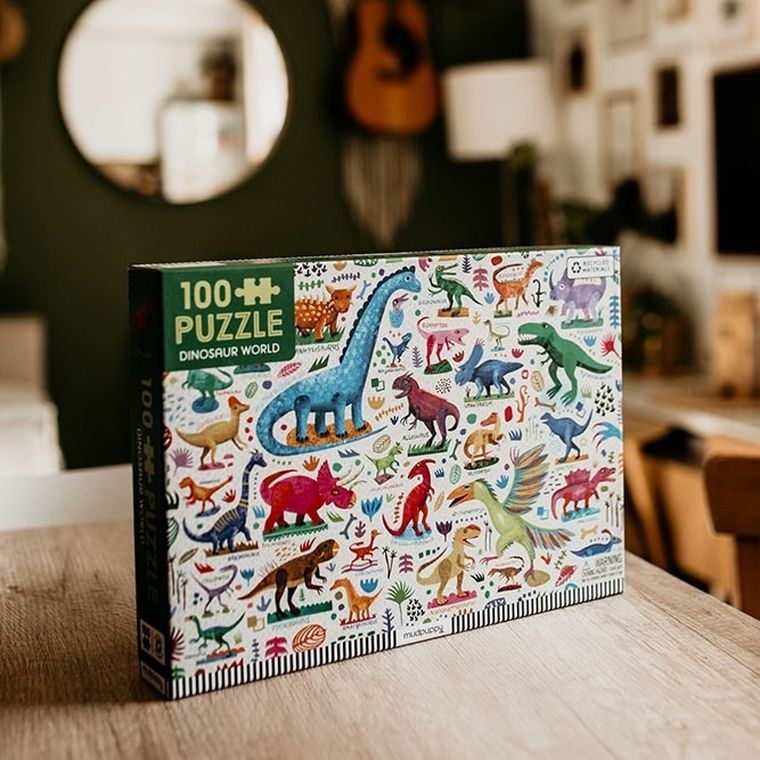 Mudpuppy, Potężne dinozaury, puzzle, 100 elementów