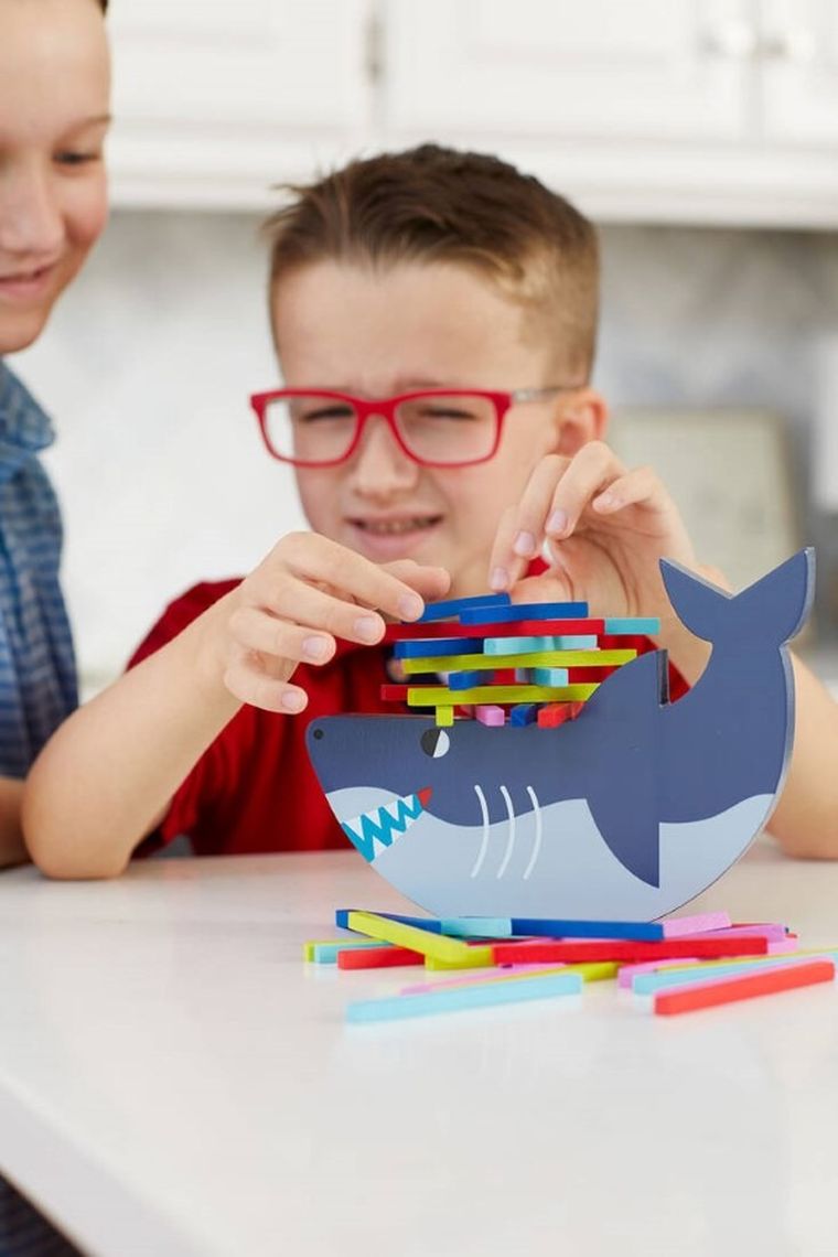 Mudpuppy, Rekin, drewniana gra balansowa