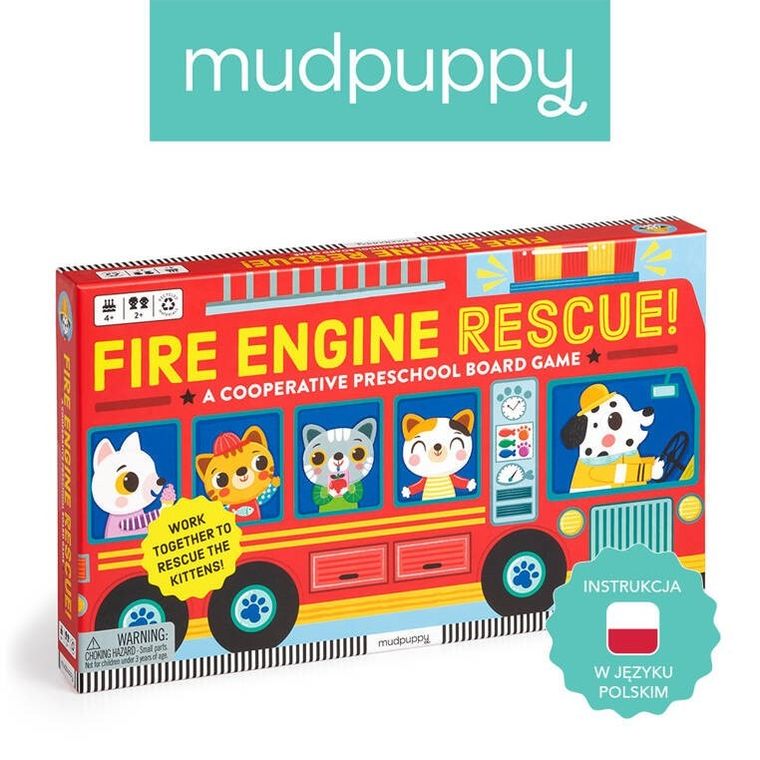 Mudpuppy, Straż pożarna na ratunek! gra planszowa