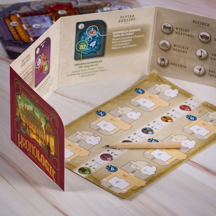 Muduko, Kronologic Paryż 1920, zagadkowa gra strategiczna
