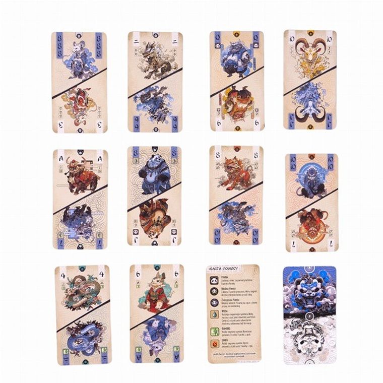 Muduko, Panda Spin, gra karciana