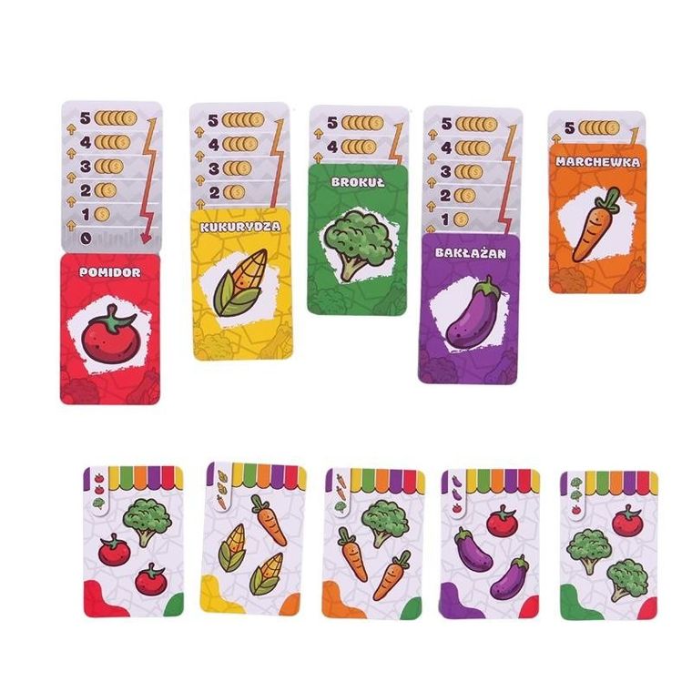 Muduko, Warzywa Wartościowe, gra karciana