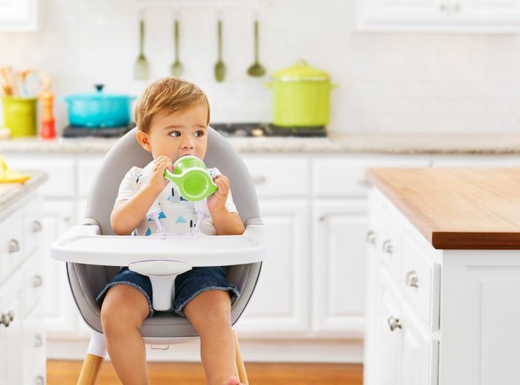 Munchkin, kubek z miękkim ustnikiem i uchwytami, zielony, 118 ml