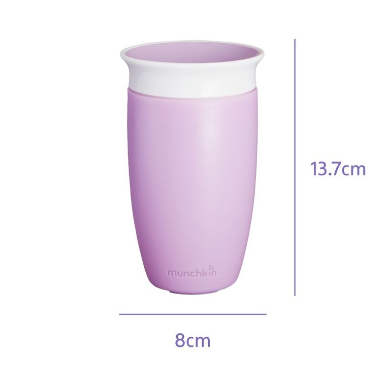 Munchkin, Miracle 360°, kubek, fioletowy, 296 ml