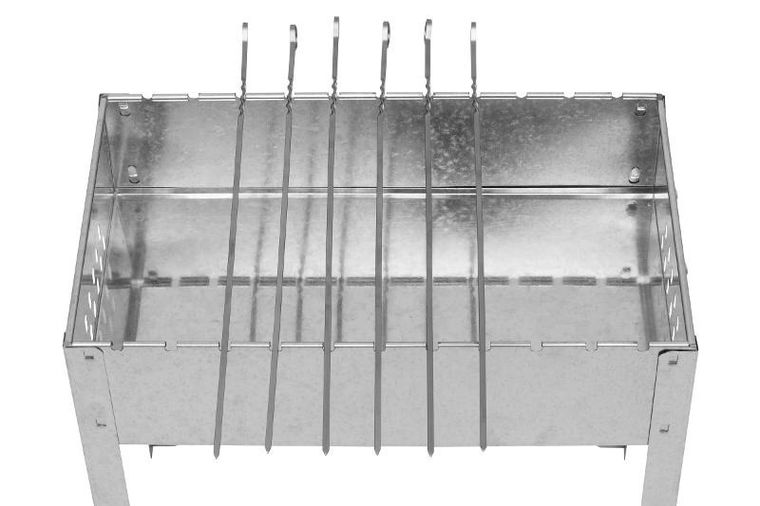Mustang, grill węglowy ze szpikulcami, Mustang, 50-30 cm