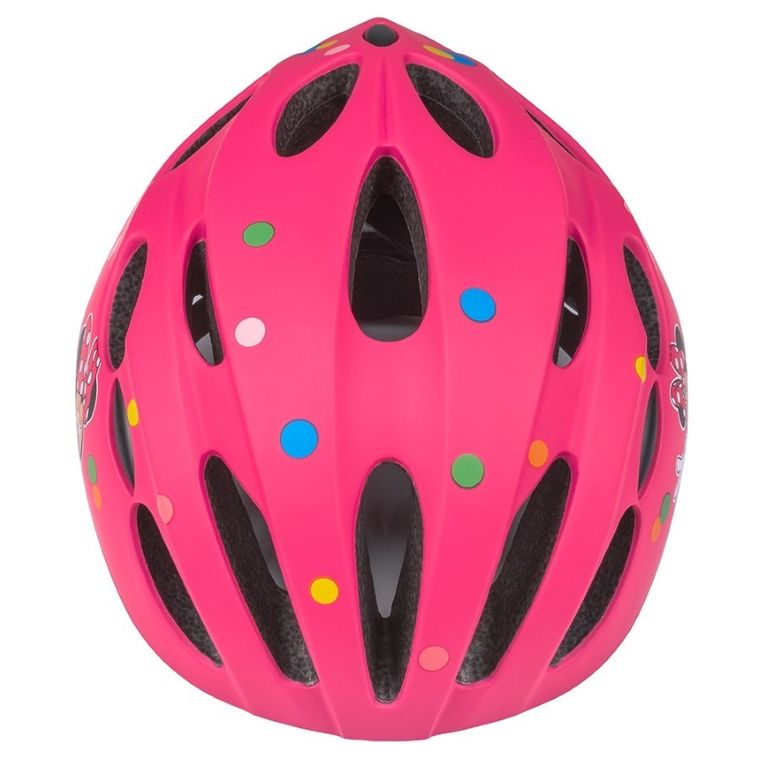 Myszka Minnie, kask rowerowy, in-mold, pink