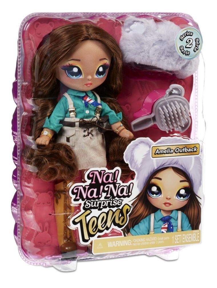 Na! Na! Na! Surprise Teens, Amelia Outback, lalka, 28 cm