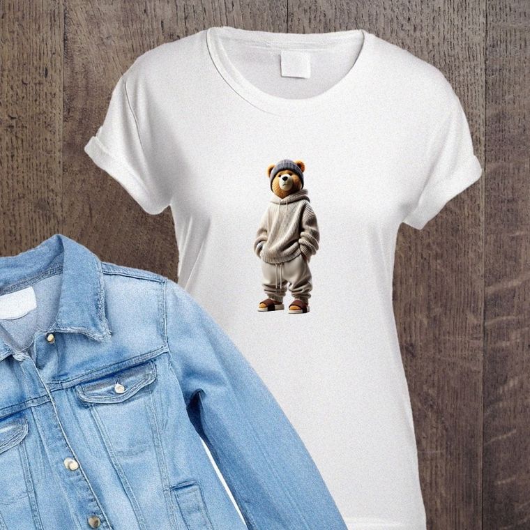 Naprasowanki, naplamki, Miś w klapkach