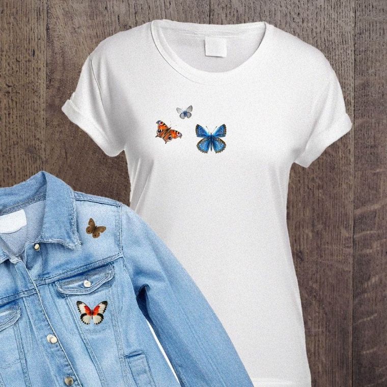 Naprasowanki, naplamki, Motyle