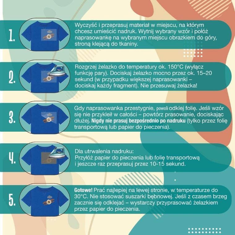 Naprasowanki, naplamki, Stokrotki