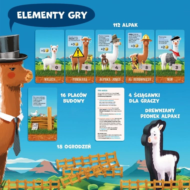 Nasza Księgarnia, Alpaki, gra familijna