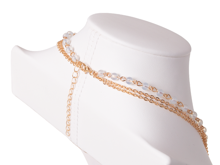 Naszyjnik potrójny, złoty