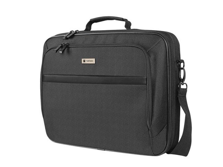 Natec, Boxer Lite, torba do laptopa 15.6", czarna, NTO-2054