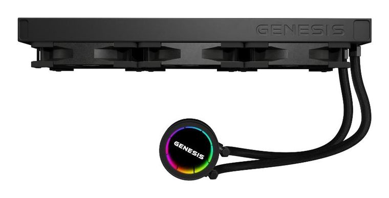 Natec, chłodzenie wodne, Hydria Genesis 360 ARGB, czarne