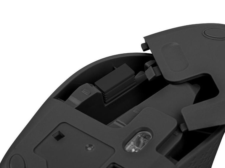 Natec, mysz bezprzewodowa, Stork 1600dpi, czarna