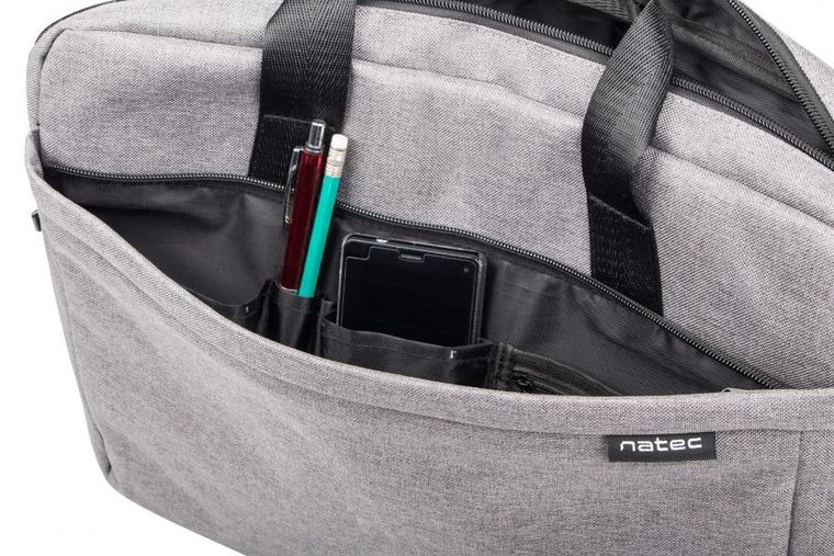 Natec Torba Mustela 15,6" Szara