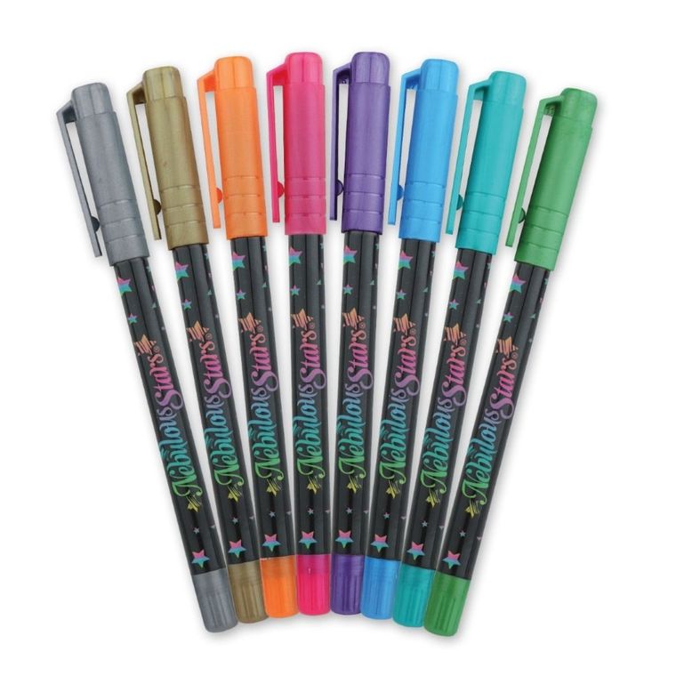 Nebulous Stars, Isadora, kolorowanki z czarnymi kartkami i pisakami