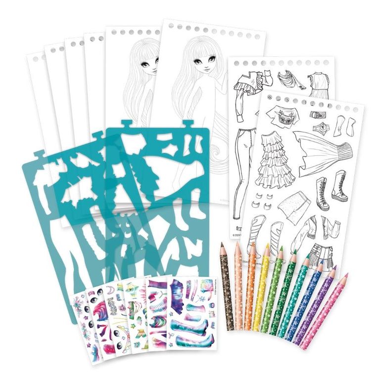 Nebulous Stars, Isadora, szkicownik do projektowania ubrań