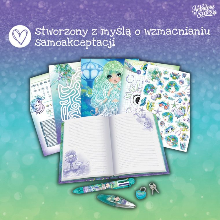 Nebulous Stars, Marinia, pamiętnik na kłódkę z aplikatorem wzorów