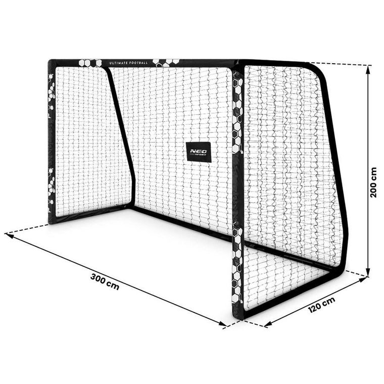 Neo-Sport, Hexagon, bramka do piłki nożnej, 300-200-120 cm