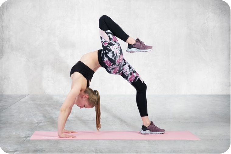 Neo-Sport, mata do ćwiczeń, 173-61 cm, różowa