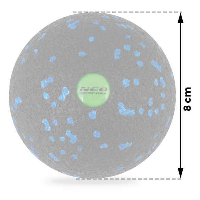 Neo-Sport, piłka do masażu i fitness, czarno-niebieska