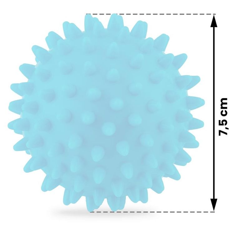 Neo-Sport, piłka do masażu i fitness, niebieska, 7,5 cm