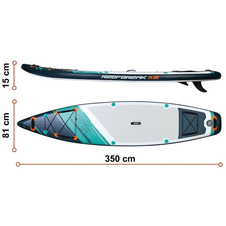 Neo-Sport, Reefbreak, deska SUP, 350-81-15 cm