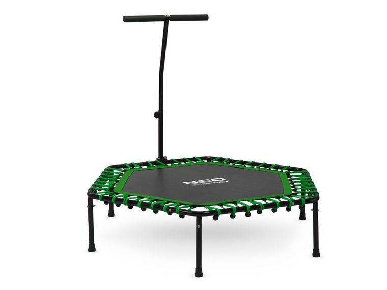 Neo-Sport, trampolina fitness z uchwytem, NS-103, zielona