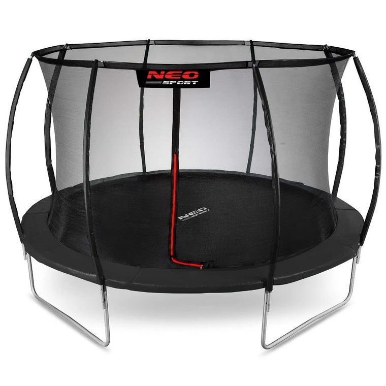 Neo-Sport, trampolina ogrodowa profilowana z siatką wewnętrzną, 14ft/435 cm