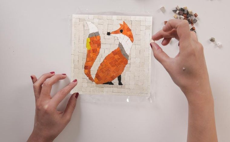 Neptune Mosaic, Lisek, mozaika