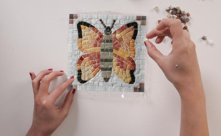 Neptune Mosaic, Motylek, mozaika