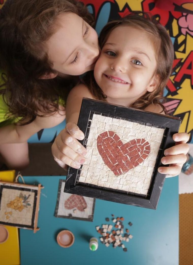 Neptune Mosaic, Serce, mozaika