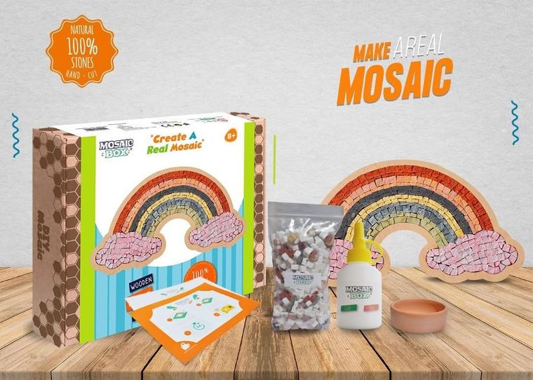 Neptune Mosaic, Tęcza, mozaika