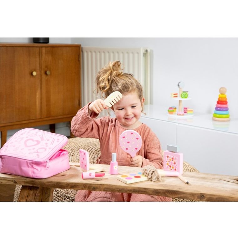 New Classic Toys, drewniany zestaw do makijażu