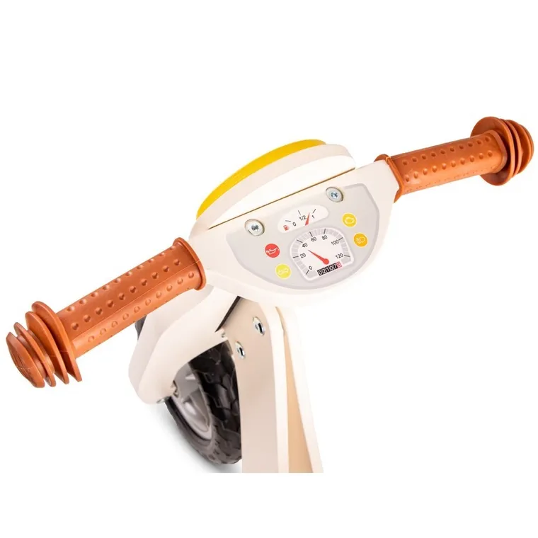 New Classic Toys, skuter drewniany, biały