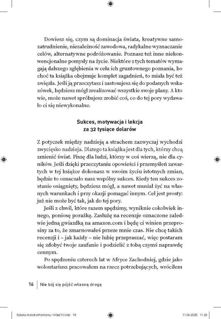 Nie bój się pójść własną drogą. Sztuka nonkonformizmu