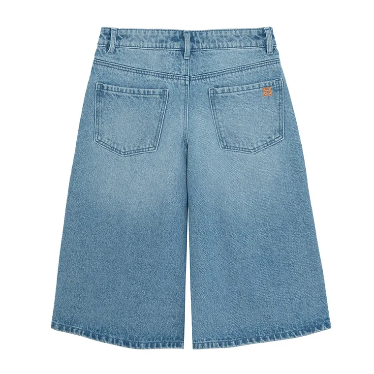 Niebieskie bermudy jeansowe z regulacją Cool Club