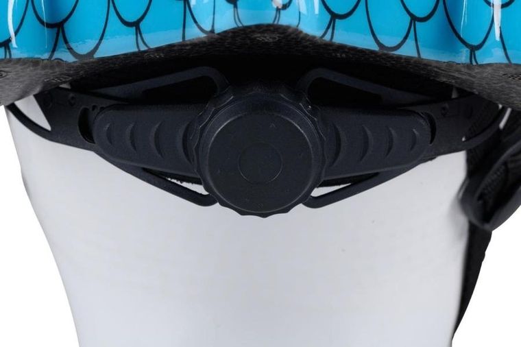 No Fear, kask rowerowy dziecięcy, regulowany, niebieski, 48-52 cm