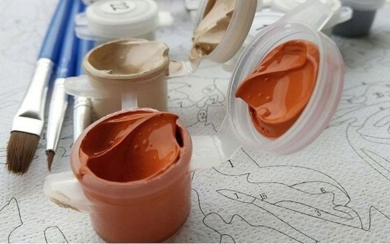 Norimpex, malowanie po numerach, Sowa mała i motylek