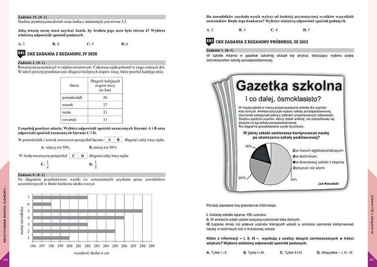 Nowy Egzamin ósmoklasisty - matematyka. Repetytorium 2024-2026