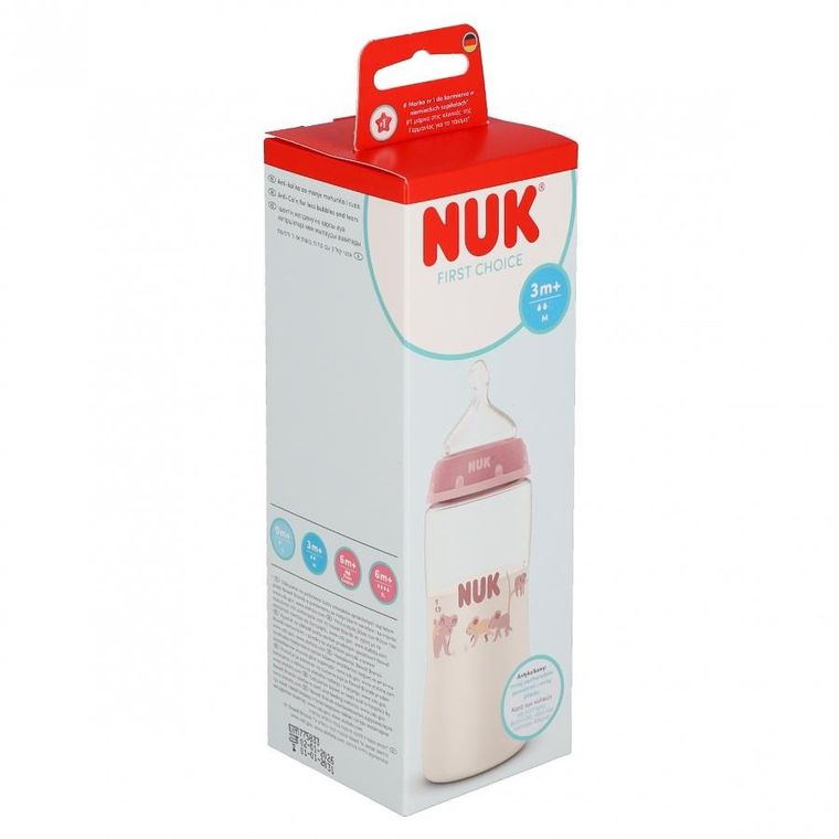 Nuk, First Choice, butelka, 3m+, koala, 300 ml