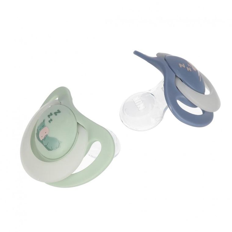 Nuk, First Choice, smoczek uspokajający, hipopotam i koala, 6-18m, 2 szt.