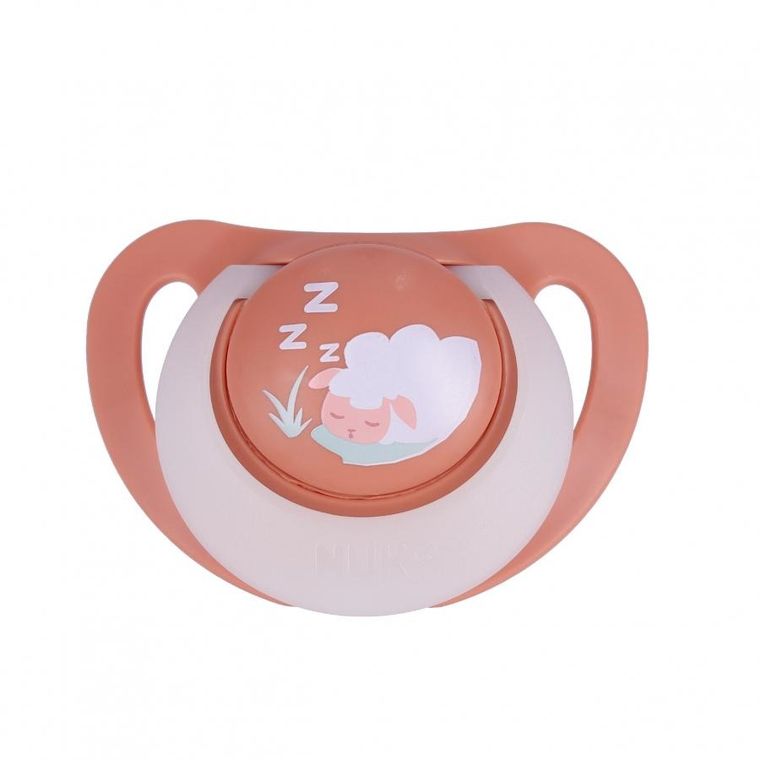 Nuk, First Choice, smoczek uspokajający, królik i owca, 0-6m, 2 szt.