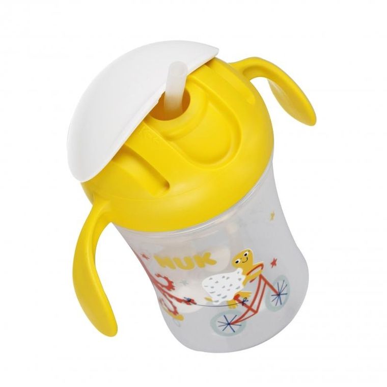 Nuk, Motion Cup, kubek, 8m+, żółty, 230 ml