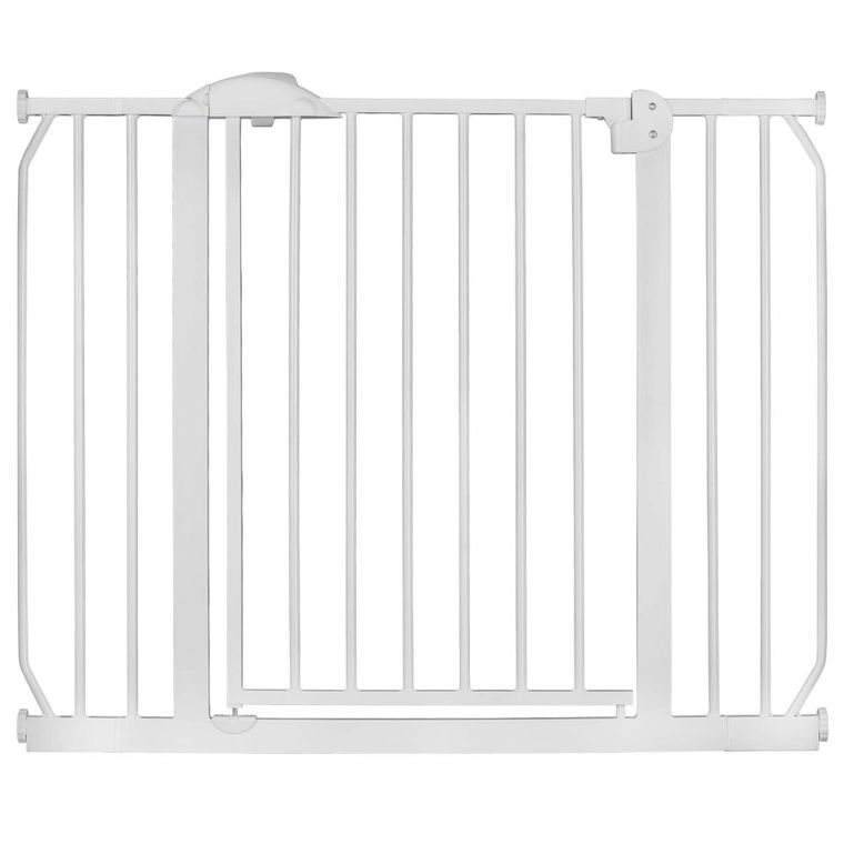 Nukido, barierka, bramka zabezpieczająca, biała