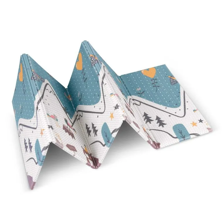 Nukido, dwustronna mata piankowa, składana, 150-200 cm