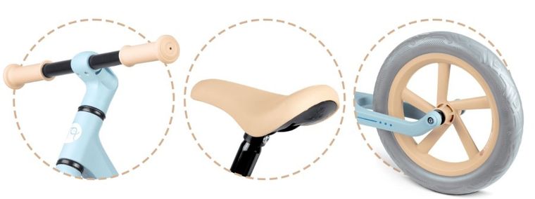 Nukido, Light Flee, rowerek biegowy dla dzieci, błękitny